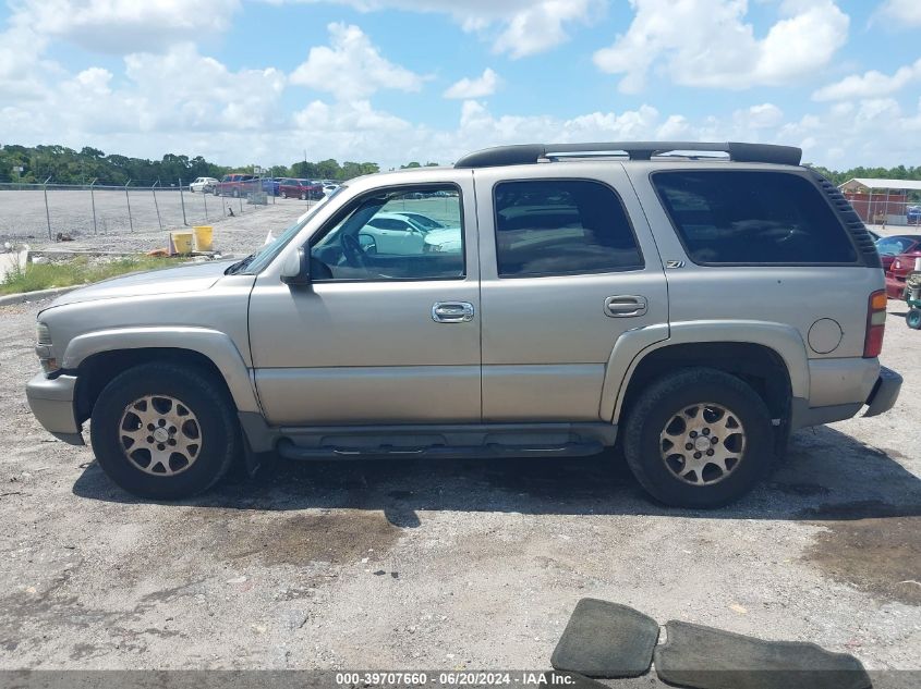 2002 Chevrolet Tahoe Z71 VIN: 1GNEK13ZX2R120927 Lot: 39707660