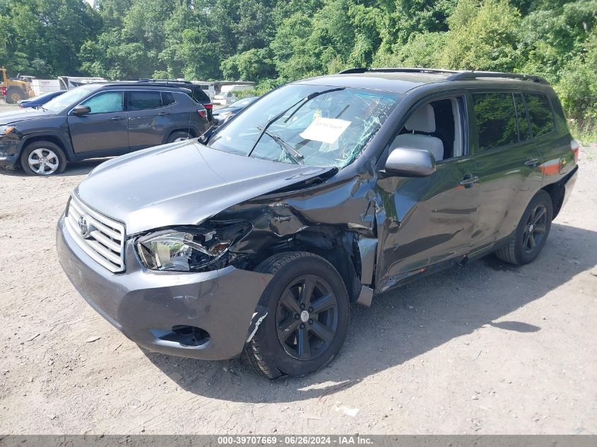 2009 Toyota Highlander VIN: JTEDA41A392001900 Lot: 39707669