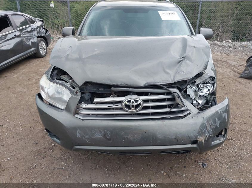 2010 Toyota Highlander Base V6 VIN: 5TDBK3EH0AF007587 Lot: 39707719