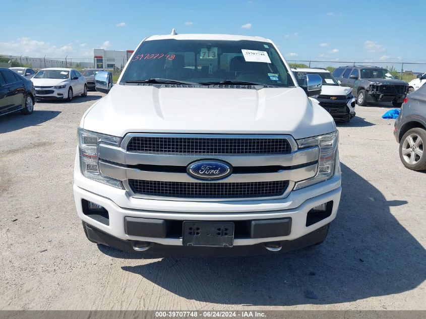 2018 FORD F-150 PLATINUM - 1FTEW1EG5JFB43573