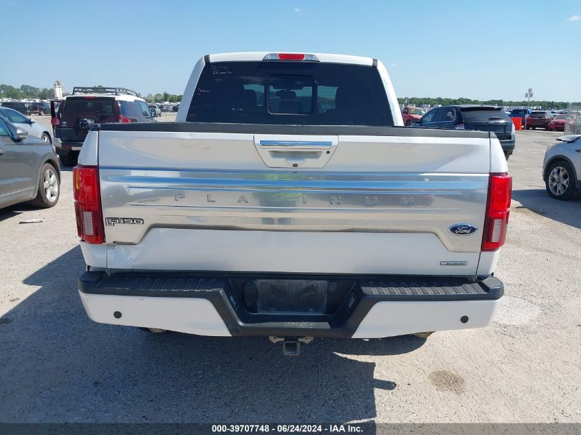 2018 FORD F-150 PLATINUM - 1FTEW1EG5JFB43573