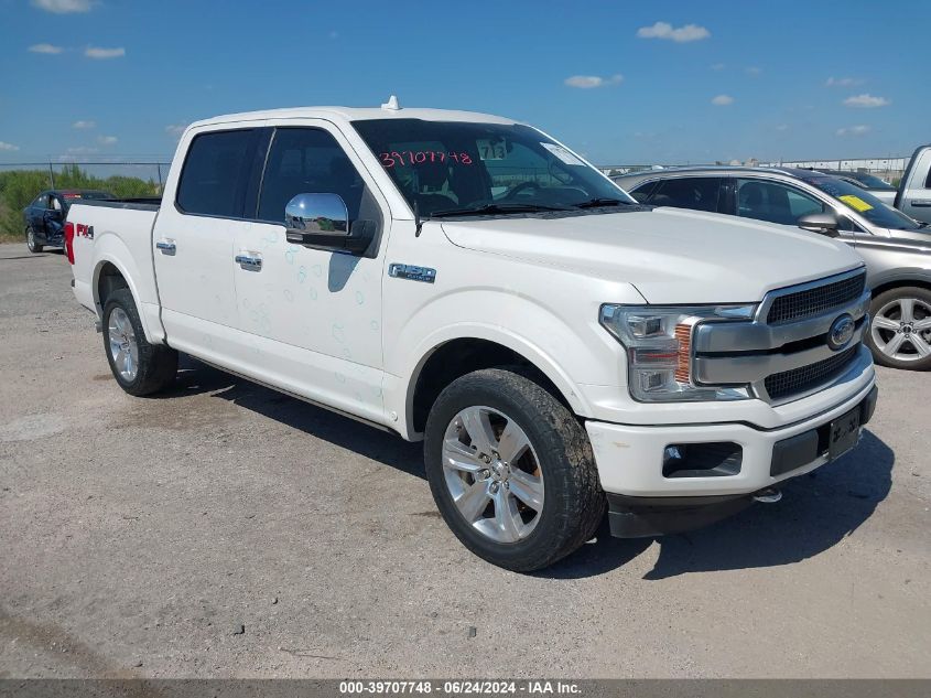 2018 FORD F-150 PLATINUM - 1FTEW1EG5JFB43573