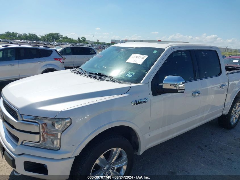 2018 FORD F-150 PLATINUM - 1FTEW1EG5JFB43573