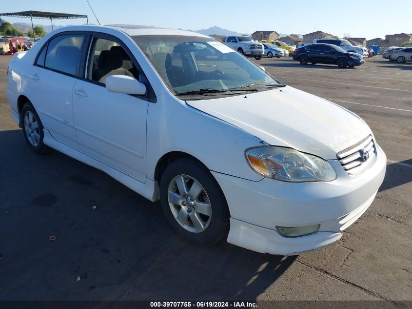 2004 Toyota Corolla S VIN: 1NXBR32E54Z294742 Lot: 39707755