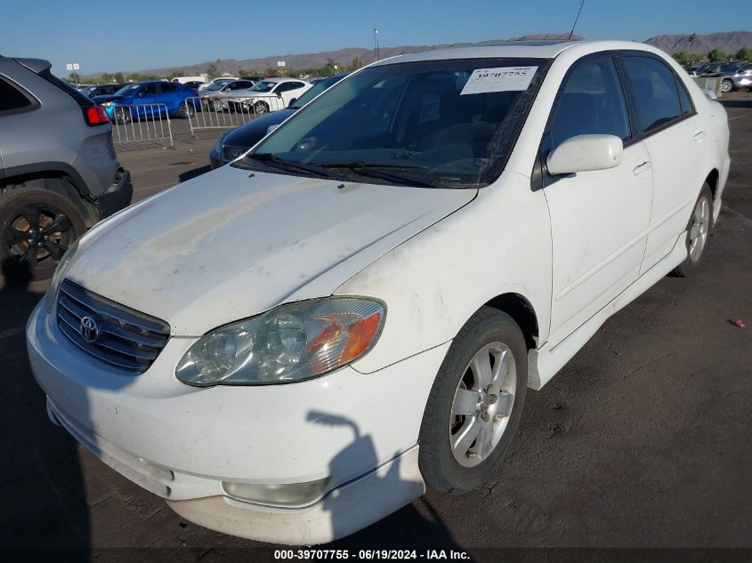 2004 Toyota Corolla S VIN: 1NXBR32E54Z294742 Lot: 39707755