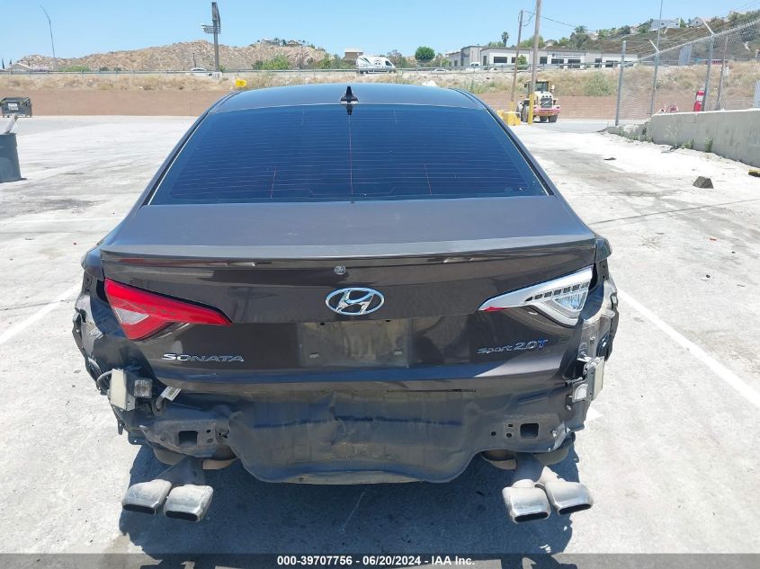 2015 Hyundai Sonata Sport 2.0T VIN: 5NPE34ABXFH206605 Lot: 39707756