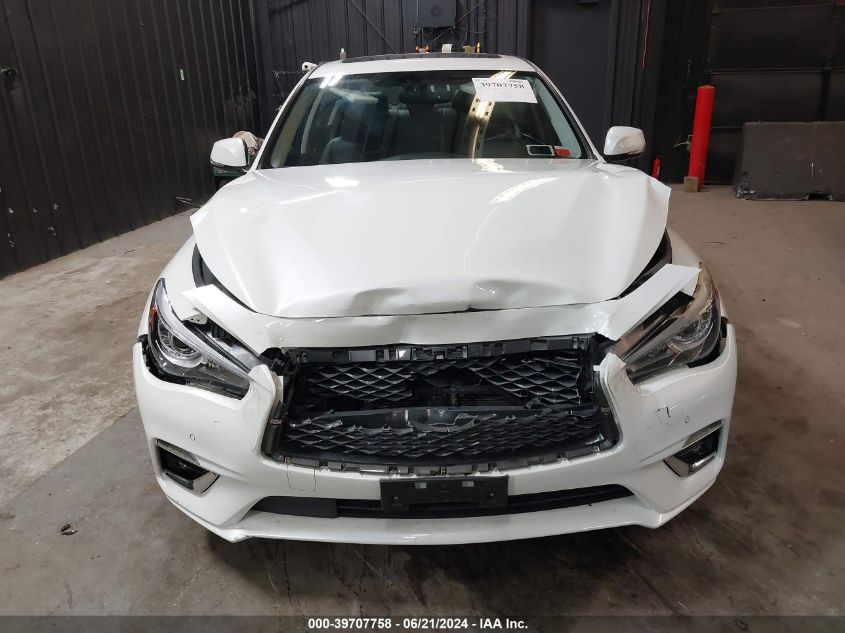 2018 Infiniti Q50 3.0T Luxe VIN: JN1EV7AR5JM431332 Lot: 39707758