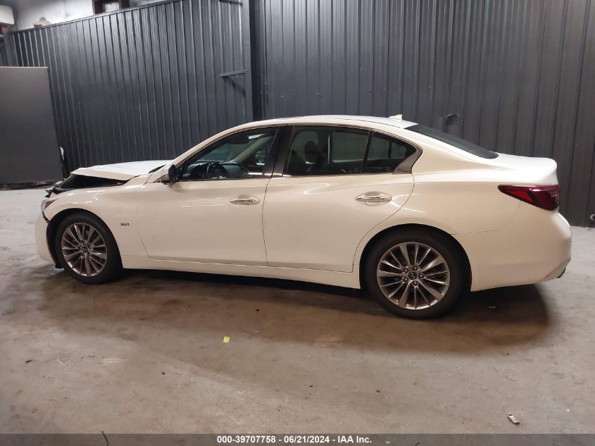 2018 Infiniti Q50 3.0T Luxe VIN: JN1EV7AR5JM431332 Lot: 39707758