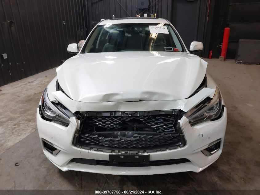 2018 Infiniti Q50 3.0T Luxe VIN: JN1EV7AR5JM431332 Lot: 39707758