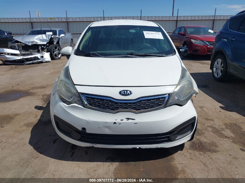 2013 Kia Rio Lx VIN: KNADM4A37D6302049 Lot: 39707772