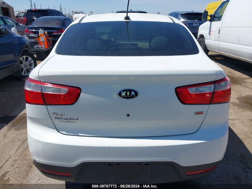 2013 Kia Rio Lx VIN: KNADM4A37D6302049 Lot: 39707772