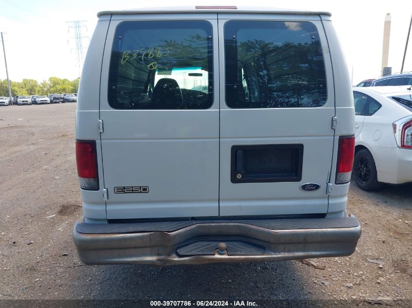 2002 Ford E-250 Commercial/Recreational VIN: 1FTNS24L72HB39885 Lot: 39707786