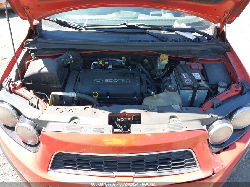 2012 Chevrolet Sonic 2Lt VIN: 1G1JC6SH3C4107485 Lot: 39707787