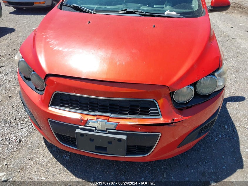 2012 Chevrolet Sonic 2Lt VIN: 1G1JC6SH3C4107485 Lot: 39707787
