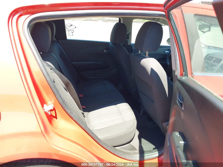 2012 Chevrolet Sonic 2Lt VIN: 1G1JC6SH3C4107485 Lot: 39707787