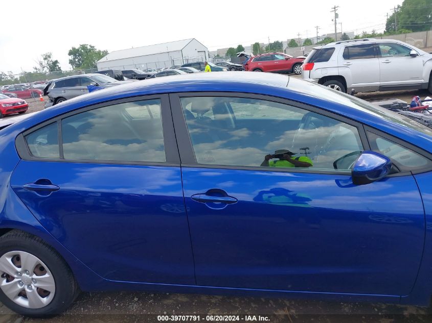 2017 Kia Forte Lx VIN: 3KPFK4A7XHE017852 Lot: 39707791