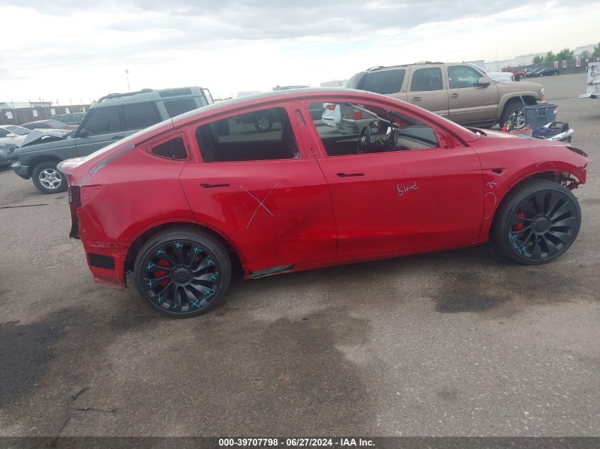 2023 Tesla Model Y VIN: 7SAYGDEF8PF962709 Lot: 39707798