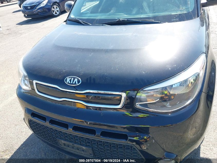 2016 Kia Soul + VIN: KNDJP3A58G7261115 Lot: 39707804