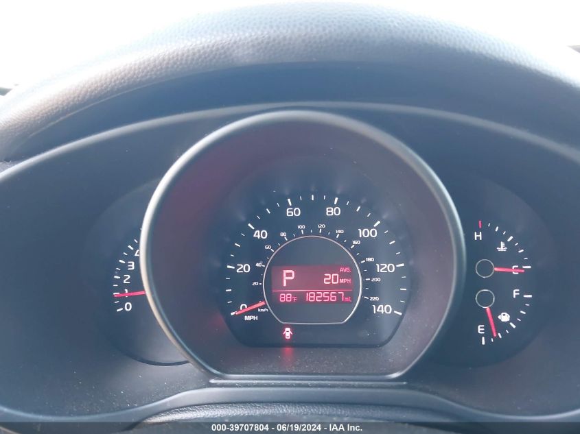 2016 Kia Soul + VIN: KNDJP3A58G7261115 Lot: 39707804