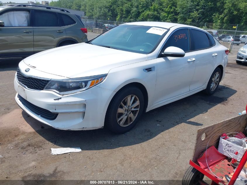 2016 Kia Optima Lx VIN: 5XXGT4L36GG050476 Lot: 39707813