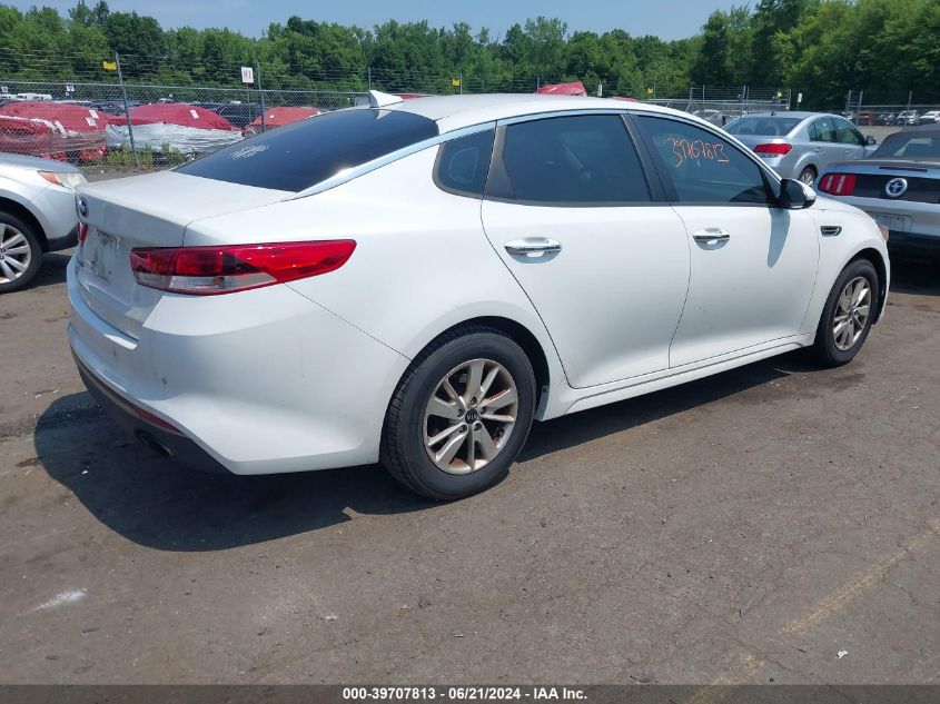 2016 Kia Optima Lx VIN: 5XXGT4L36GG050476 Lot: 39707813