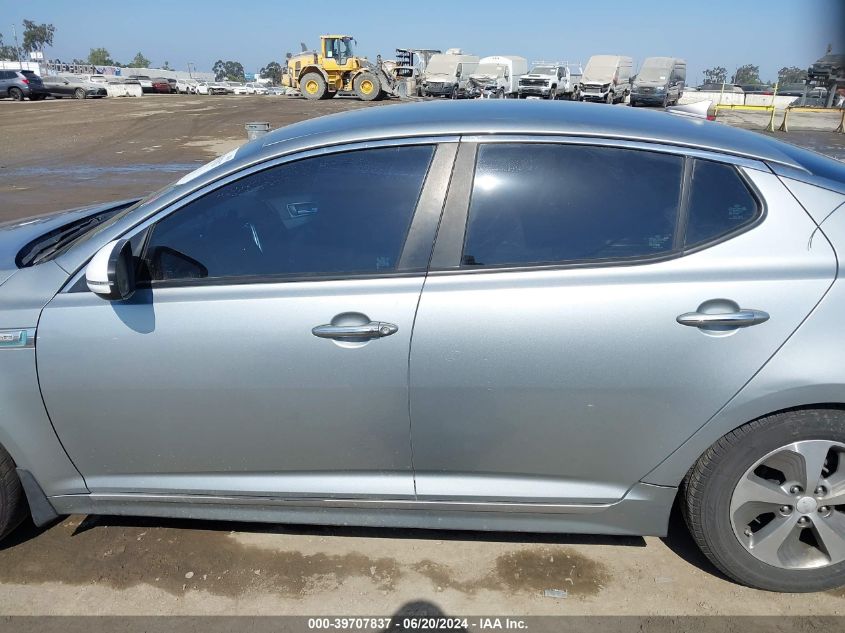 2014 Kia Optima Hybrid Lx VIN: KNAGM4AD8E5066072 Lot: 39707837