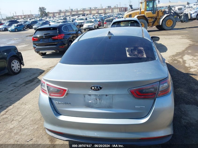 2014 Kia Optima Hybrid Lx VIN: KNAGM4AD8E5066072 Lot: 39707837