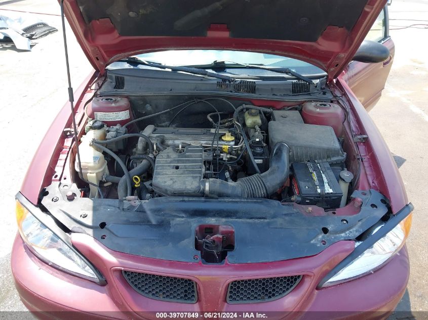 2004 Pontiac Grand Am Se VIN: 1G2NE52F54M584307 Lot: 39707849