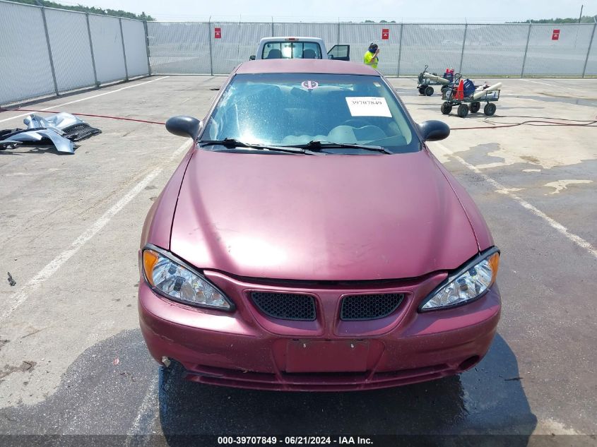 2004 Pontiac Grand Am Se VIN: 1G2NE52F54M584307 Lot: 39707849