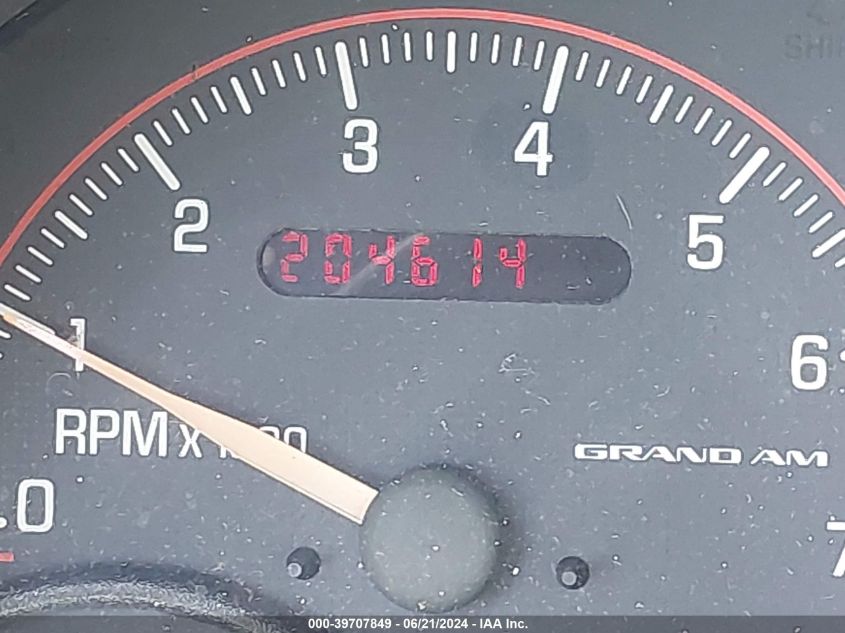 2004 Pontiac Grand Am Se VIN: 1G2NE52F54M584307 Lot: 39707849