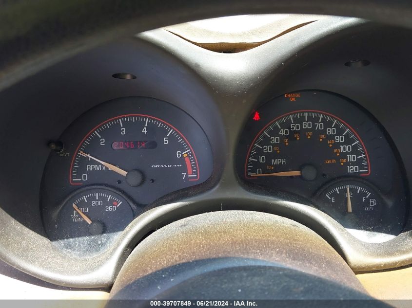 2004 Pontiac Grand Am Se VIN: 1G2NE52F54M584307 Lot: 39707849