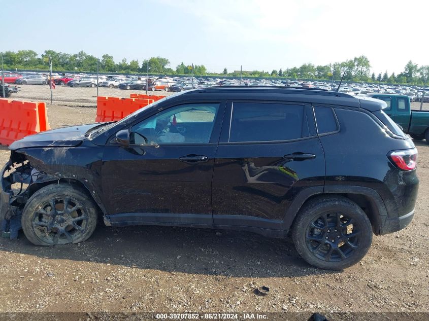 2022 Jeep Compass Altitude 4X4 VIN: 3C4NJDBB2NT175739 Lot: 39707852