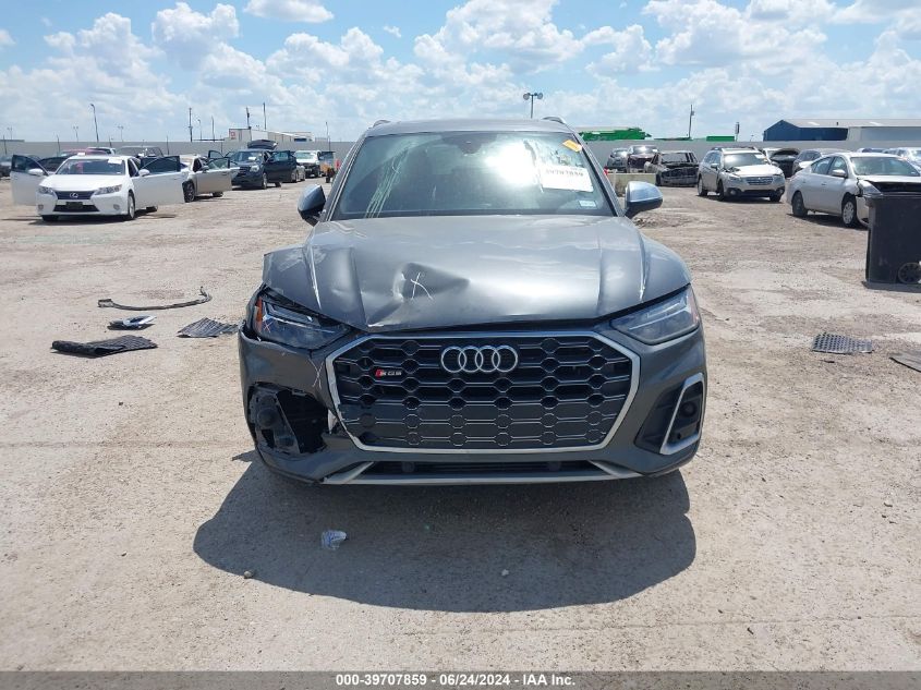 2022 Audi Sq5 Premium Tfsi Quattro Tiptronic VIN: WA1A4AFY1N2107737 Lot: 39707859