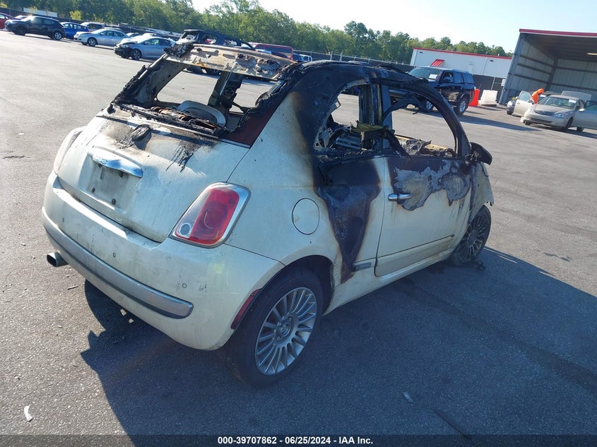 2012 Fiat 500 Lounge VIN: 3C3CFFER7CT169031 Lot: 39707862