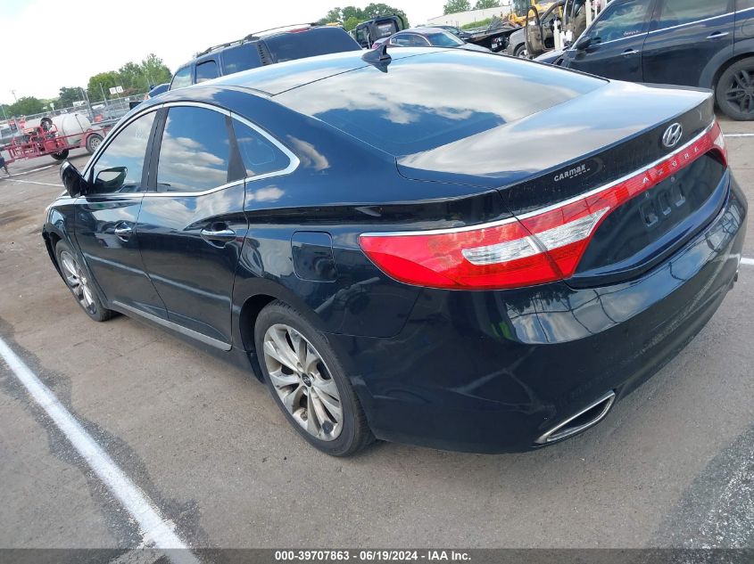 KMHFG4JG4DA219080 | 2013 HYUNDAI AZERA