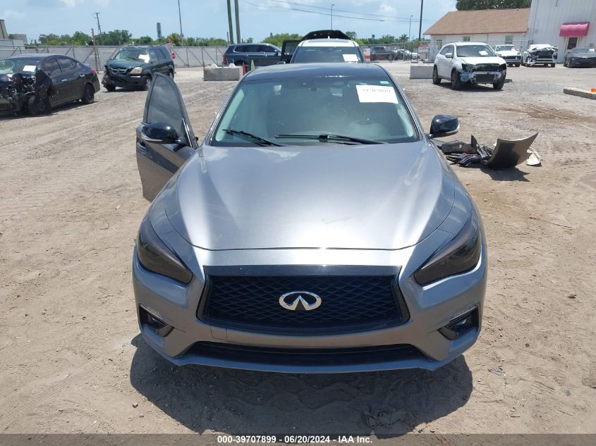 2018 Infiniti Q50 3.0T Luxe VIN: JN1EV7AP8JM359816 Lot: 39707899