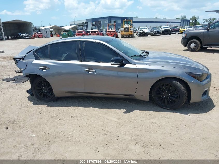 2018 Infiniti Q50 3.0T Luxe VIN: JN1EV7AP8JM359816 Lot: 39707899