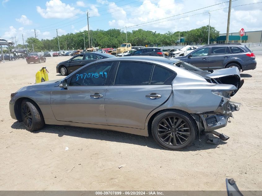 2018 Infiniti Q50 3.0T Luxe VIN: JN1EV7AP8JM359816 Lot: 39707899