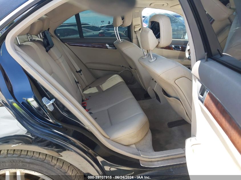 2010 Mercedes-Benz C 350 Sport VIN: WDDGF5GB4AR089687 Lot: 39707915