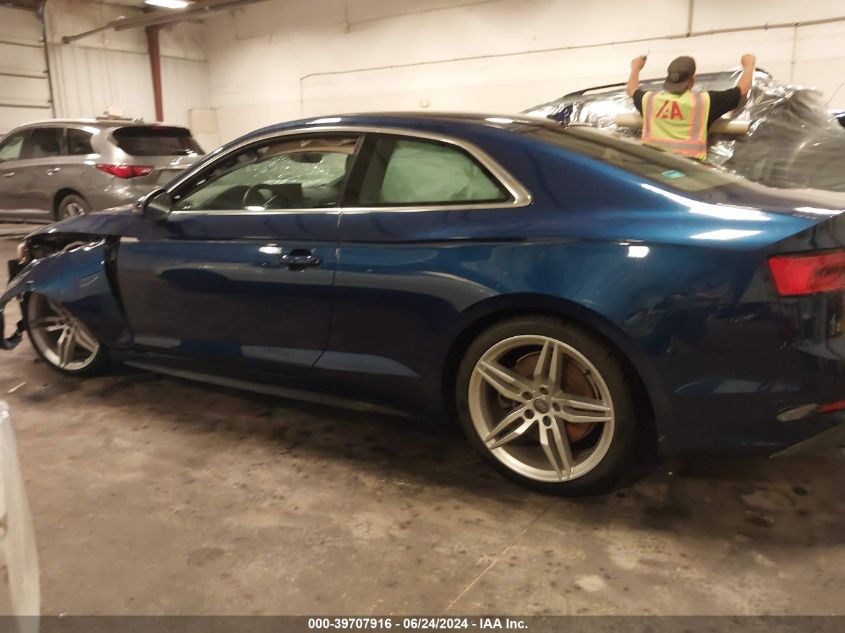 2018 Audi A5 2.0T Premium VIN: WAUUNAF55JA009801 Lot: 39707916