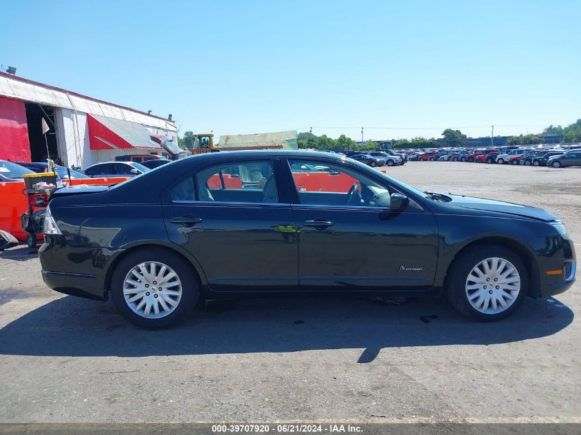 2010 Ford Fusion Hybrid VIN: 3FADP0L35AR303589 Lot: 39707920