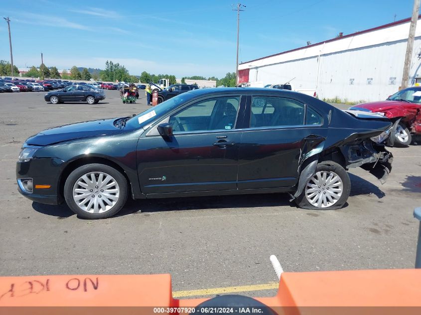 2010 Ford Fusion Hybrid VIN: 3FADP0L35AR303589 Lot: 39707920