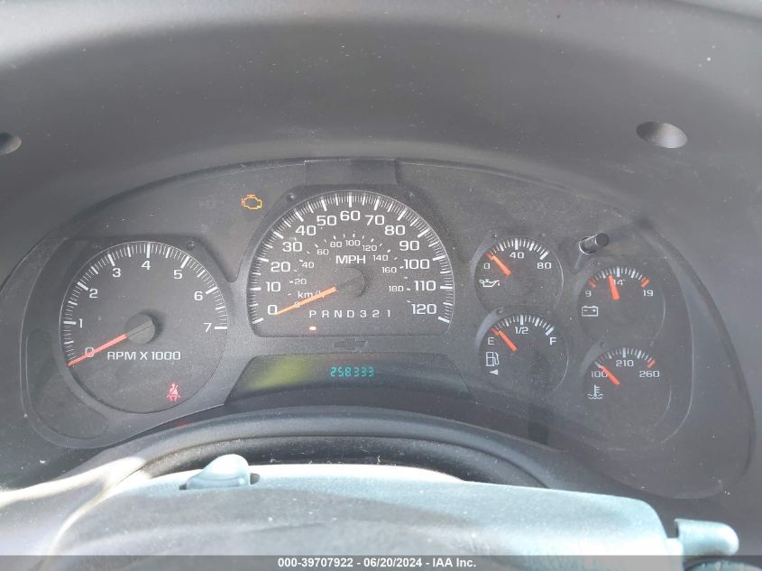 2008 Chevrolet Trailblazer Lt VIN: 1GNDS13S482201213 Lot: 39707922