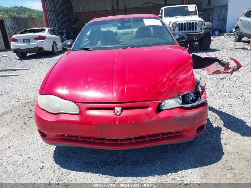 2003 Chevrolet Monte Carlo Ls VIN: 2G1WW12E239262239 Lot: 39707928