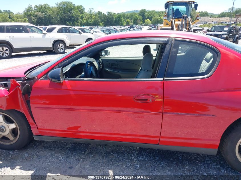 2003 Chevrolet Monte Carlo Ls VIN: 2G1WW12E239262239 Lot: 39707928