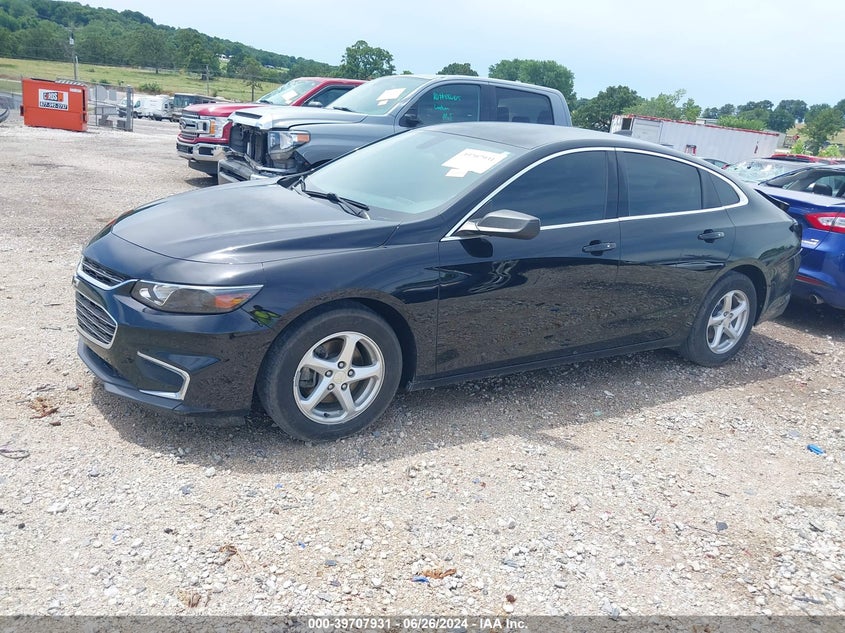 VIN 1G1ZB5ST4HF215601 2017 CHEVROLET MALIBU LS