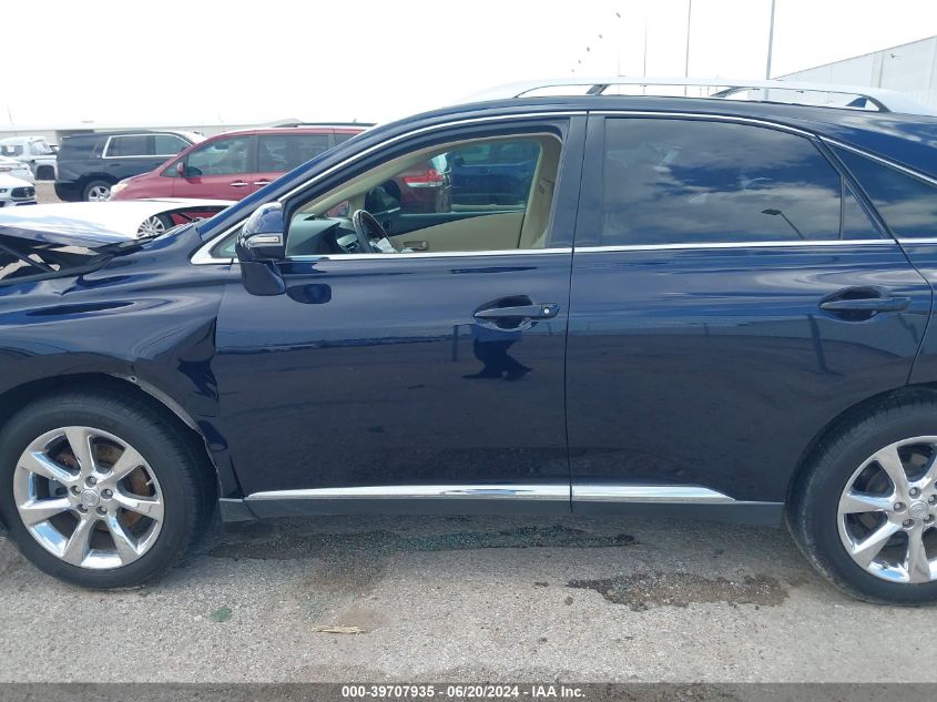 2010 Lexus Rx 350 VIN: JTJZK1BA1A2406160 Lot: 39707935