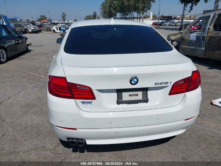 2013 BMW 528I VIN: WBAXG5C56DDY36776 Lot: 39707960