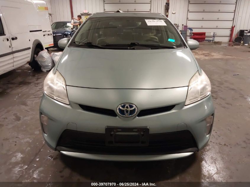 2012 Toyota Prius Two VIN: JTDKN3DU4C1535355 Lot: 39707970