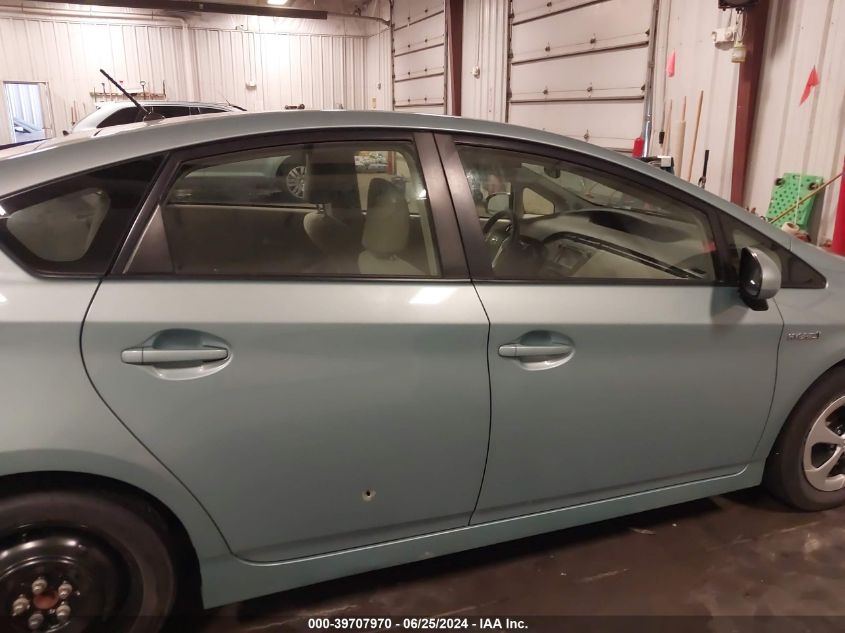 2012 Toyota Prius Two VIN: JTDKN3DU4C1535355 Lot: 39707970